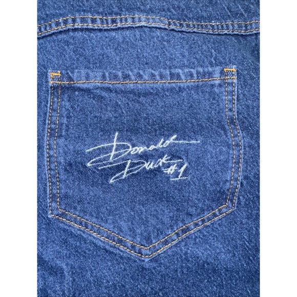 Disney Donald Duck 90th Anniversary Denim Shorts Women's Size 13 NEW - Picture 5 of 7